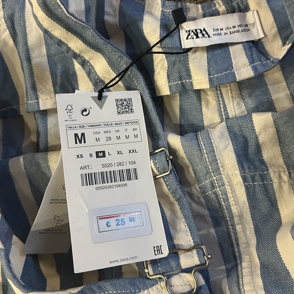 BRAND NEW ZARA SHORTALLS 🤍 💙 - Picture 4 of 6